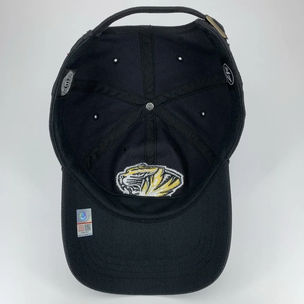 Missouri Missou Tigers Hat Black '47 Adjustable Strap Unstructured Baseball Cap